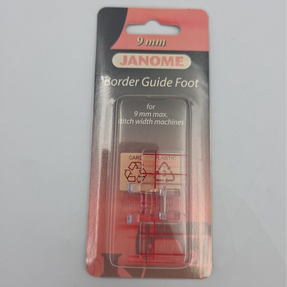 Border Guide Foot #202084000 For Janome 9mm Max Stitch Width Machines